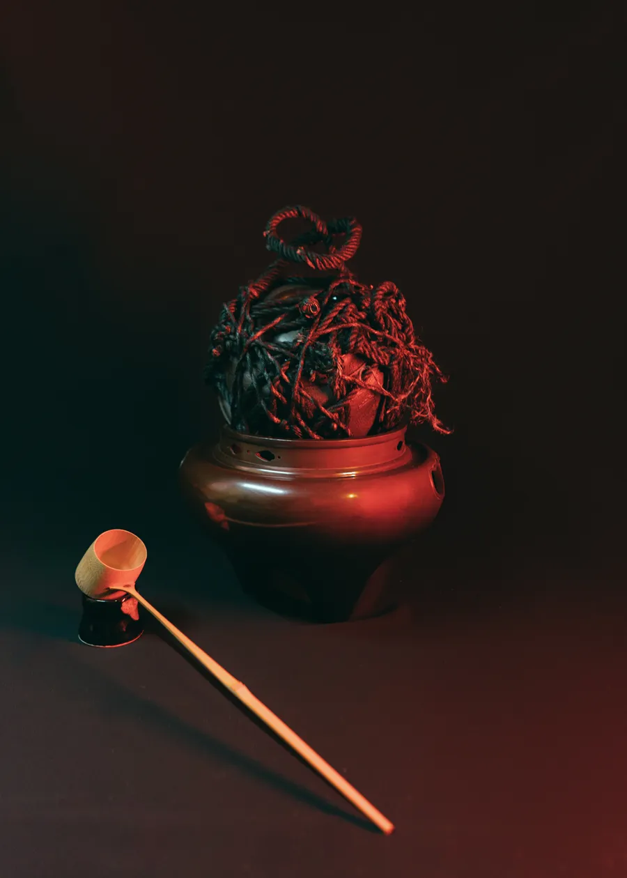 Tea service prepared for guests at AIDA METHOD in Tokyo.
